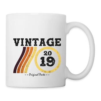 Millésime 2019 Édition Limitée Classique Rétro 5 - Mug blanc - blanc - Droite