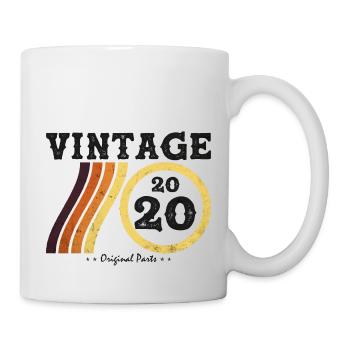 Jahrgang 2020 - Klassische limitierte Auflage Retro 4 - Tasse - Weiß - Rechts