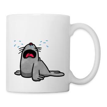 Howling seal - Mug - white - Right