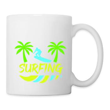 surf - Mug blanc - blanc - Droite