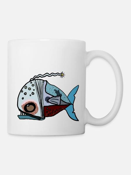 Fisch - Tasse - Weiß