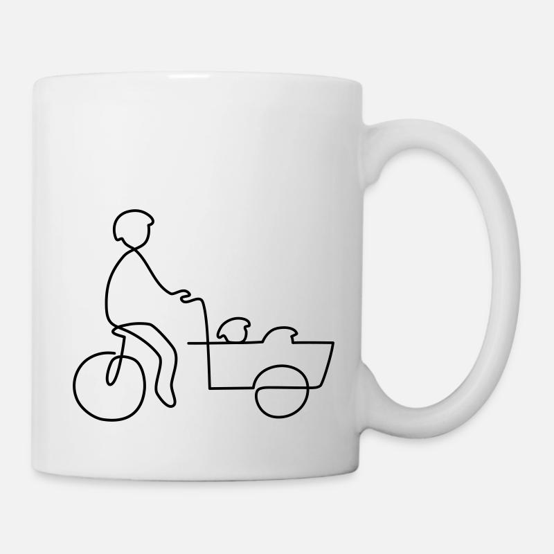 Cargo bike // Cargo bike - Mug - white