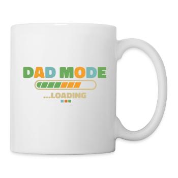 Dad Mode Shirt - Tasse - Weiß - Rechts