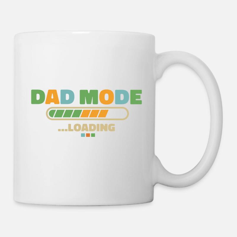 Dad Mode Shirt - Tasse - Weiß