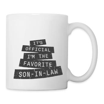 C’est officiel, je suis le gendre préféré qui dit - Mug blanc - blanc - Droite