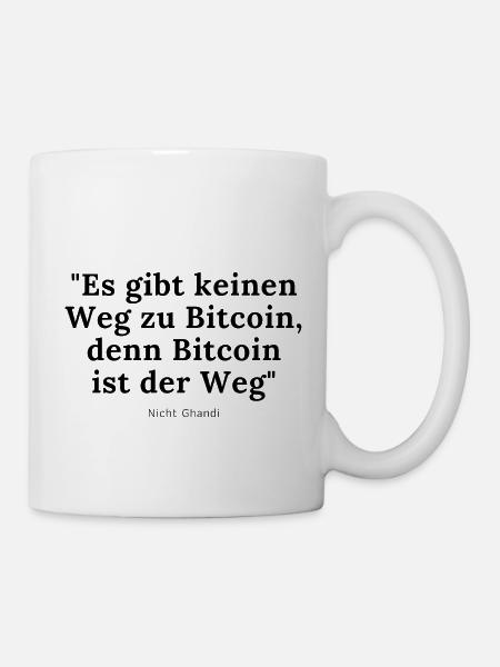 Crypto: There is no way to Bitcoin, because Bitcoin - Mug - white