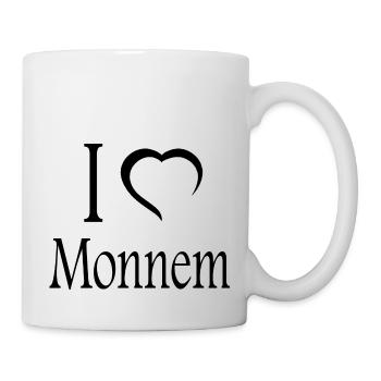 Mannheim Monnem Mannheimat - Tasse - Weiß - Rechts