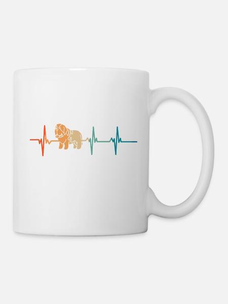 Bernards Herzschlag - Tasse - Weiß