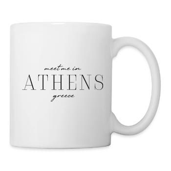 Athènes : Antiquité, Culture, Energie - Mug blanc - blanc - Droite