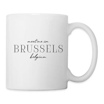 Brussels T-Shirt: Elegance, Chocolate, Character - Mug - white - Right