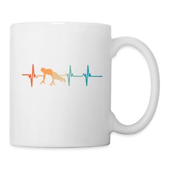 Heartbeat Push Up - Mug - white - Right