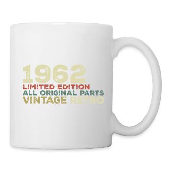 1962 né cadeau d’anniversaire vintage 1962 Retro - Mug blanc - blanc - Droite