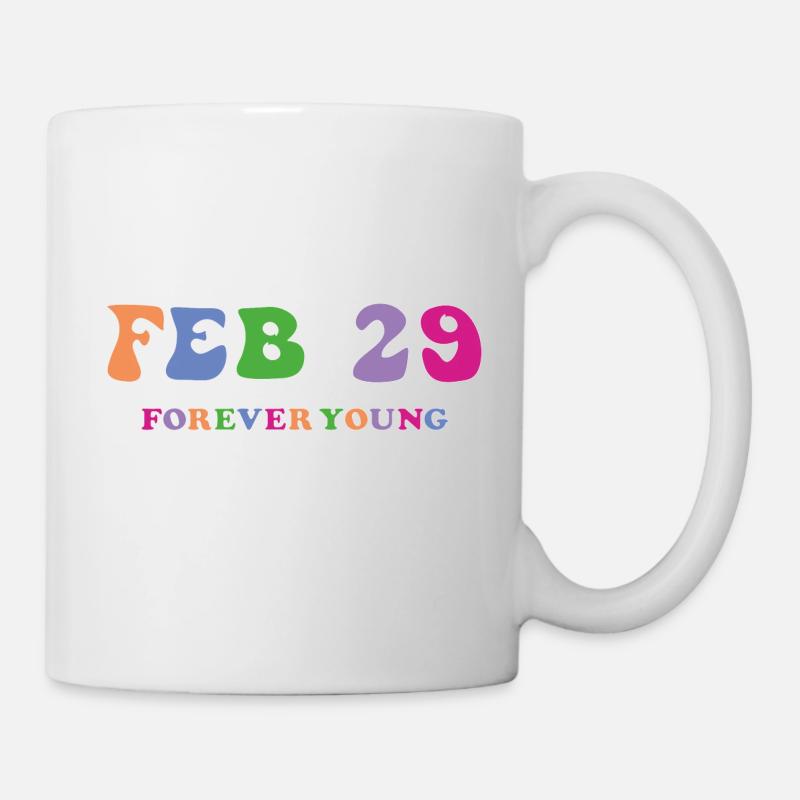 29 February Forever Young - Mug - white