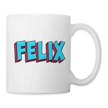 Namen Motiv: Felix - Tasse - Weiß - Rechts