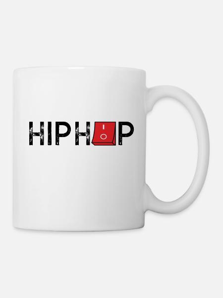 HipHop On Off - Tasse - Weiß