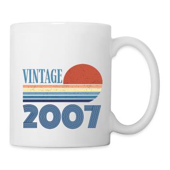 Jahrgang 2007 - Tasse - Weiß - Rechts
