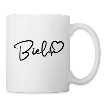 Biel Heartbeat Switzerland City of Biel - Mug - white - Right