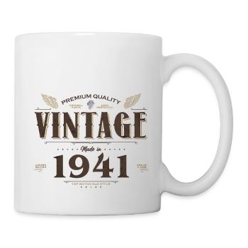 83 Jahre alter Jahrgang 1941 Limitierte Auflage 83. - Tasse - Weiß - Rechts