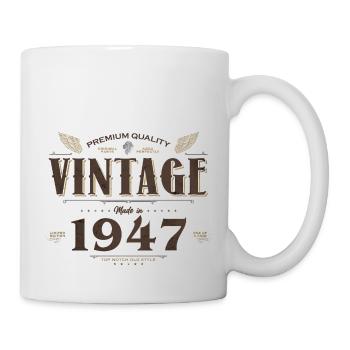 77 Years Old Vintage 1947 Limited Edition 77th - Mug - white - Right