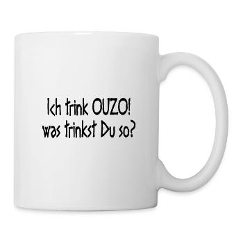 I drink OUZO what do you drink so toast - Mug - white - Right