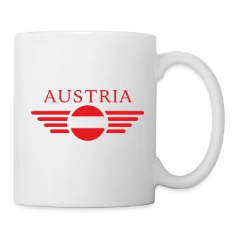 Austria Style Design T-Shirt - Mug - white - Right