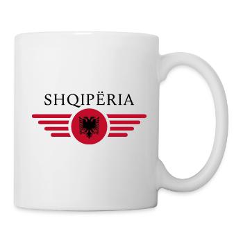 Albania Style Design T-Shirt - Mug - white - Right