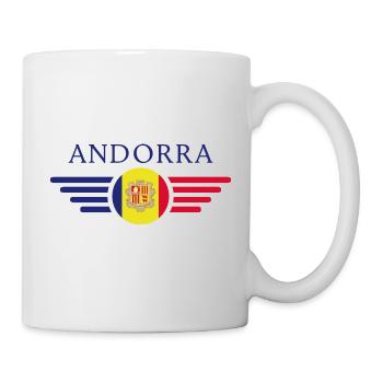 Andorra Stil Design T-Shirt - Tasse - Weiß - Rechts