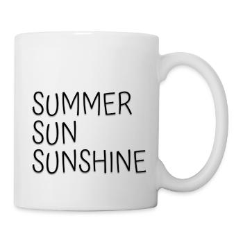 Soleil d’été Soleil Sommer Sonne Sonnenschein - Mug blanc - blanc - Droite