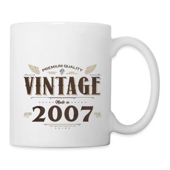 17 ans Millésime 2007 Edition Limitée 17ème - Mug blanc - blanc - Droite