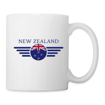 T-shirt design de style néo-zélandais - Mug blanc - blanc - Droite