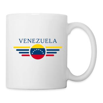 Venezuela Style Design T-Shirt - Mug blanc - blanc - Droite