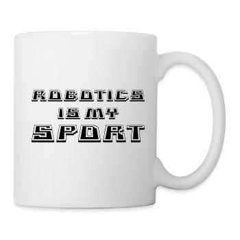Robotics Is My Sport - Mug - white - Right