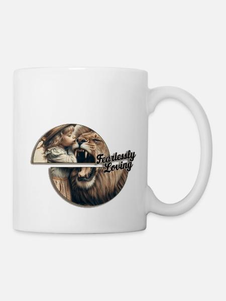 Furchtlos liebend - Tasse - Weiß