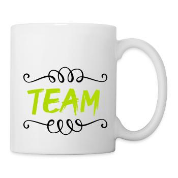 team - Tasse - Weiß - Rechts