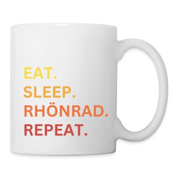 Rhönrad - Tasse - Weiß - Rechts