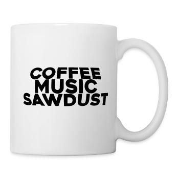 Coffee Music Sawdust - Mug - white - Right