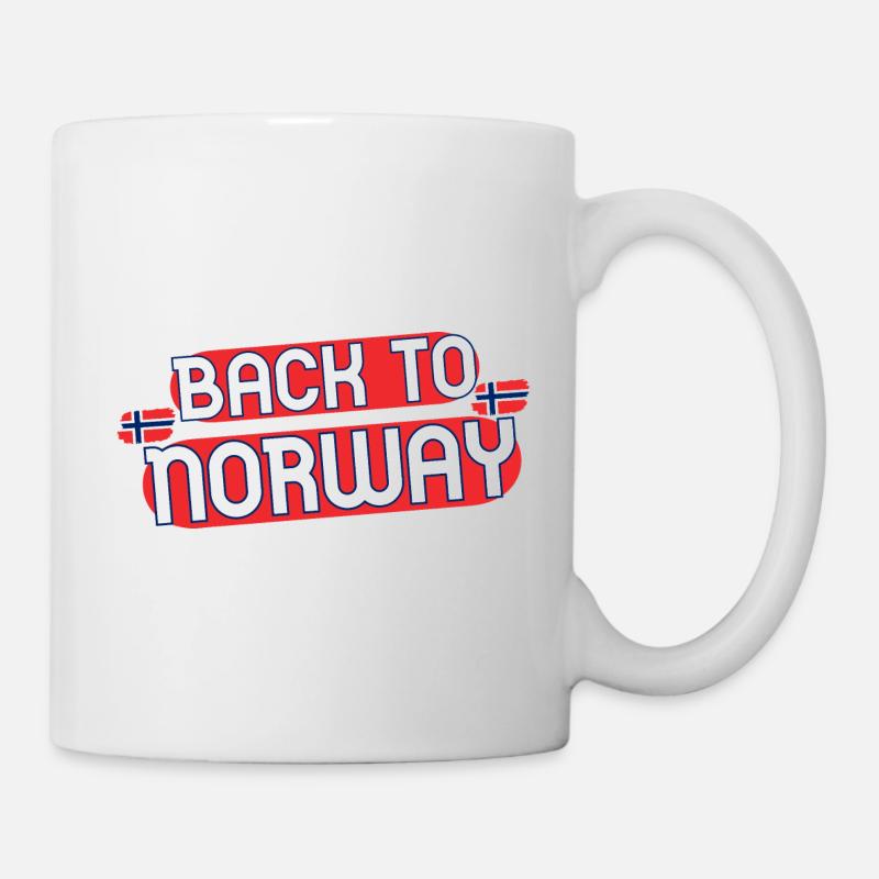 Back to Norway - Mug - white