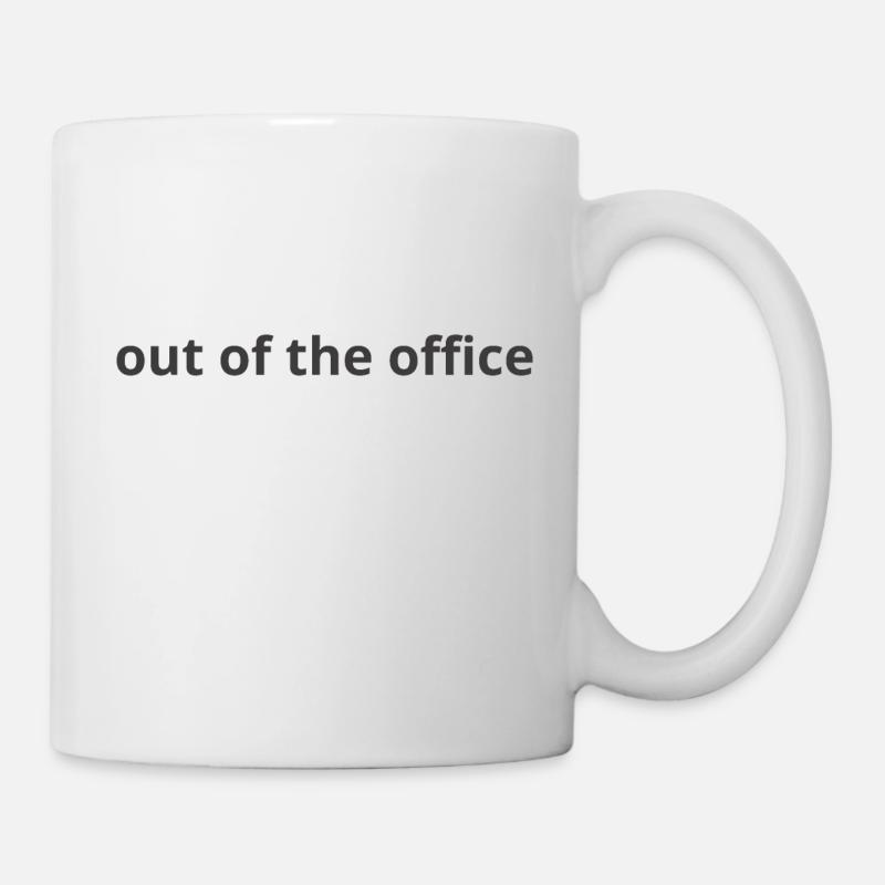 Absent du bureau 1 - Mug blanc - blanc
