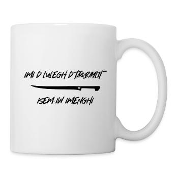 Puisque je suis née kabyle - Mug blanc - blanc - Droite