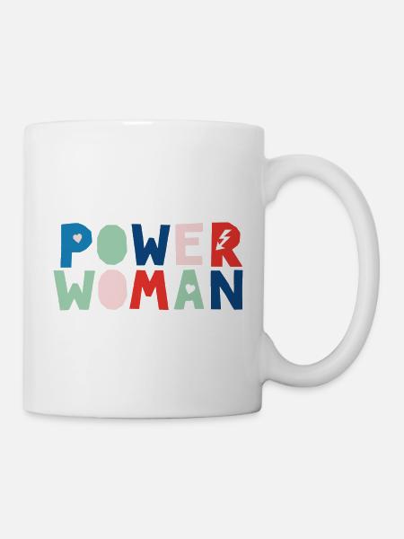 Femme de pouvoir - Mug blanc - blanc