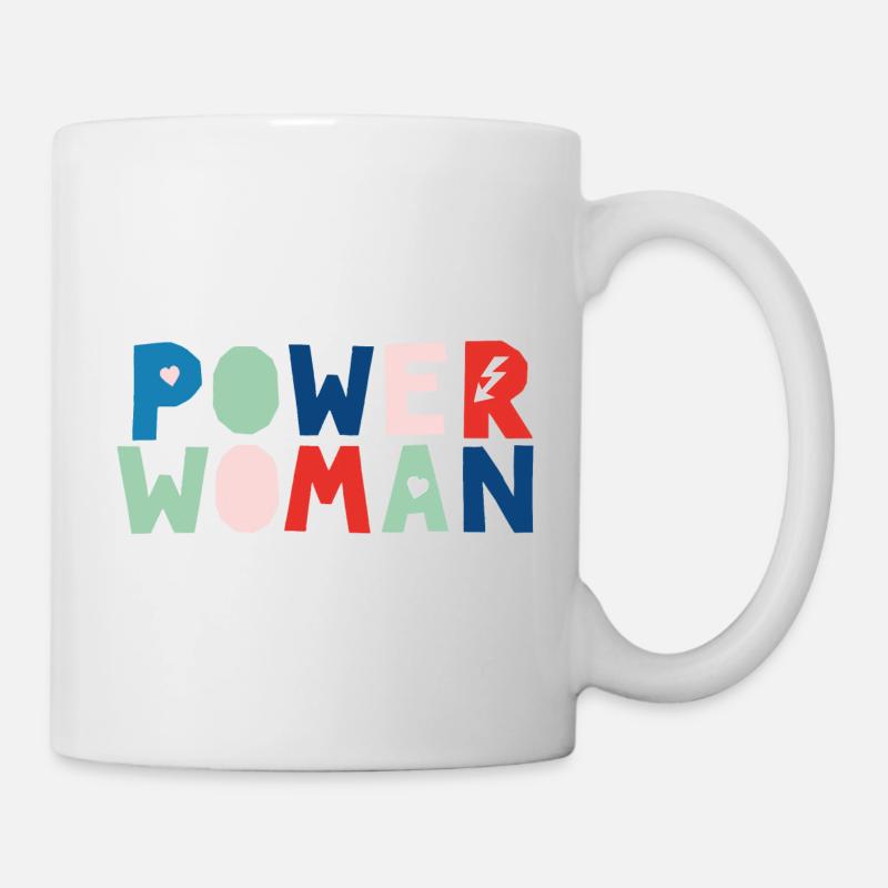 Femme de pouvoir - Mug blanc - blanc