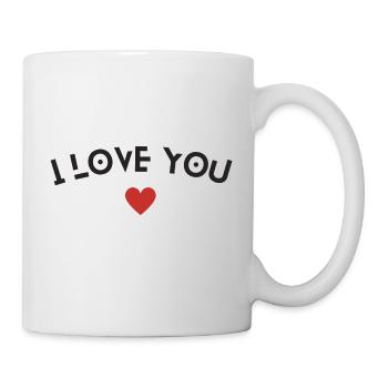 I love you - Mug - white - Right