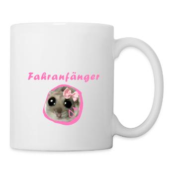 fahranfänger,hamster,fahrschule - Tasse - Weiß - Rechts