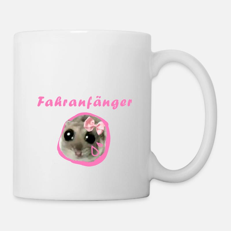 fahranfänger,hamster,fahrschule - Tasse - Weiß