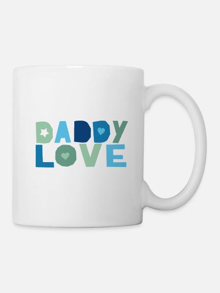 Daddy Love - Tasse - Weiß