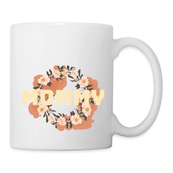 Mother's love in the sea of flowers - Mug - white - Right