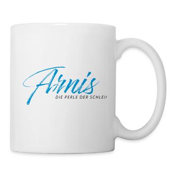 Arnis - Die Perle der Schlei -Bo-Grafik - Tasse - Weiß - Rechts