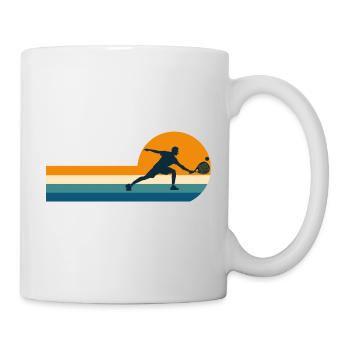 Padel player padel tennis - Mug - white - Right