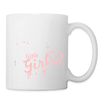 La petite fille de papa La fille de papa laisse tomber un graffiti - Mug blanc - blanc - Droite
