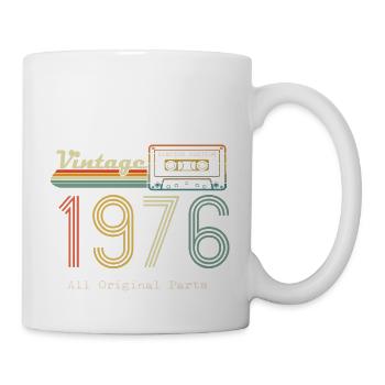 1976 Original 1976 Vintage Vintage Retro Jahrestag - Tasse - Weiß - Rechts